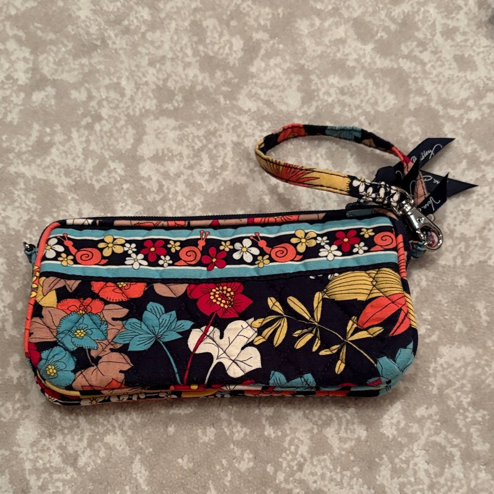 Vera Bradley Floral Wristlet Clutch